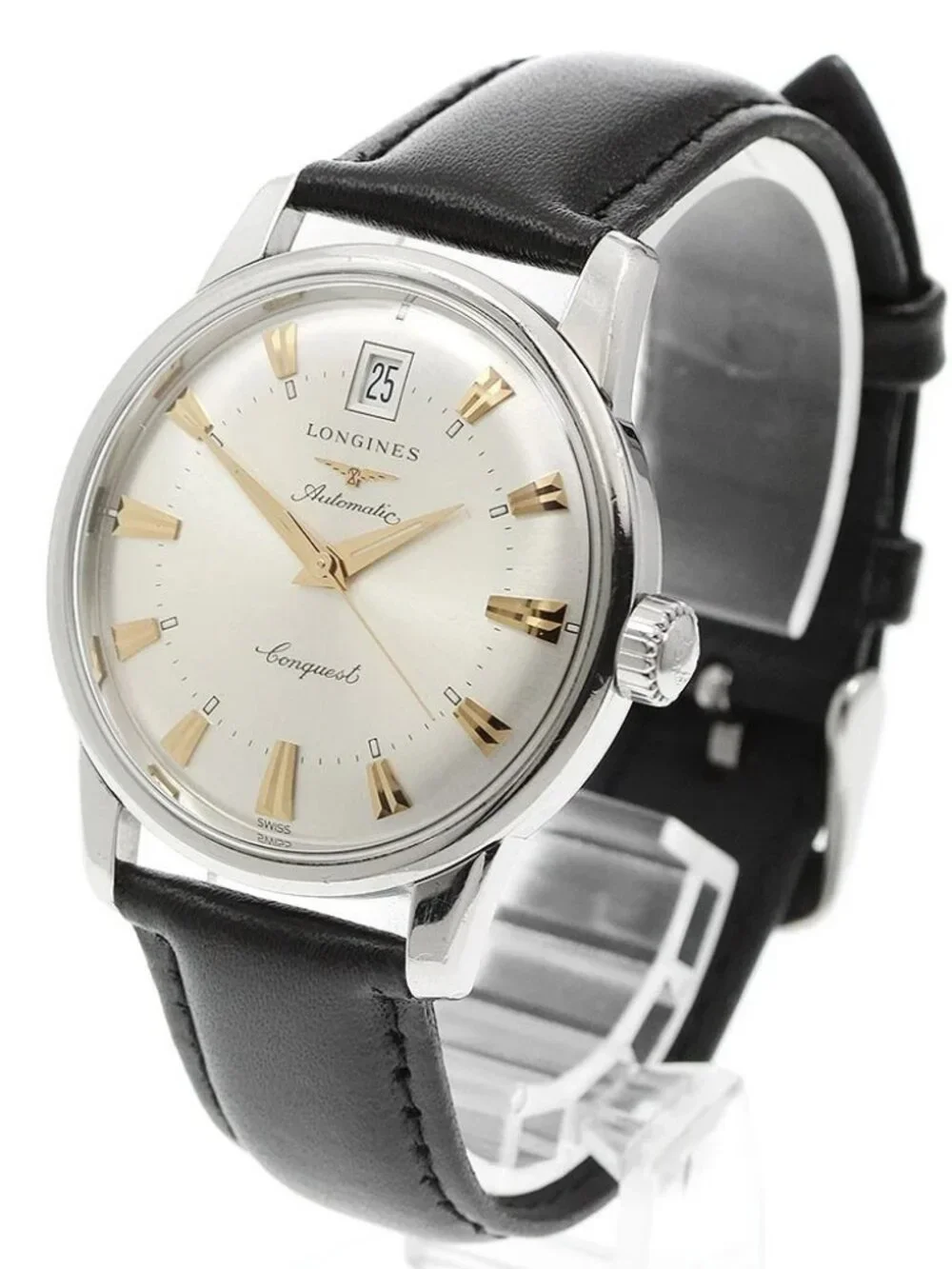LONGINES Conquest Heritage L1.611.4 Date Silver Dial Automatic Men's_965160